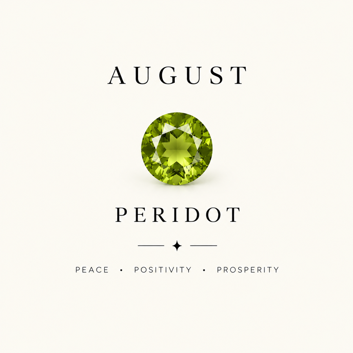 August Birthstone